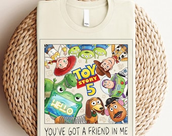 Disney Toy Story Ready To Press, Toy Story Characters DTF Transfer, You've got a friend in me DTF, Woody DTF, Disneyland Ready To Press