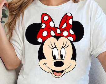 Minnie Mouse DTF, Minnie Mouse Heat Transfer, Disneyworld DTF Transfer, Disneyland Ready to Press, Minnie DTF Transfers, Disney Gifts