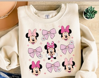 Minnie Mouse Coquette DTF, Minnie Mouse Heat Transfer, Disneyworld DTF Transfer, Disneyland Ready to Press,Minnie DTF Transfers,Disney Gifts