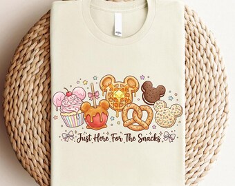 Just Here For The Snacks DTF,Disney Vacation 2026 Ready To Press,Disney Castle Transfer,Magic Castle DTF Transfer,Disney Magic Kingdom Shirt