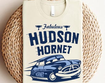 Disney Doc Hudson Ready To Press,Radiator Springs DTF,Fabulous Hudson Hornet DTF,Cars Movie Shirt,Disney Cars Transfer,McQueen & Friends DTF