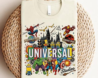 Universal Characters Ready To Press,Universe Park Trip DTF,Orlando Park Epic Universe DTF Transfer,Universal 2026 DTF,Toothless Dragon Shirt