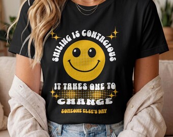Smiling Friends Smiley Face Joy tshirt, Smile Retro Vintage gifts for friends, Dopamine Decor tee, Bestfriend gifts Trending Shirts