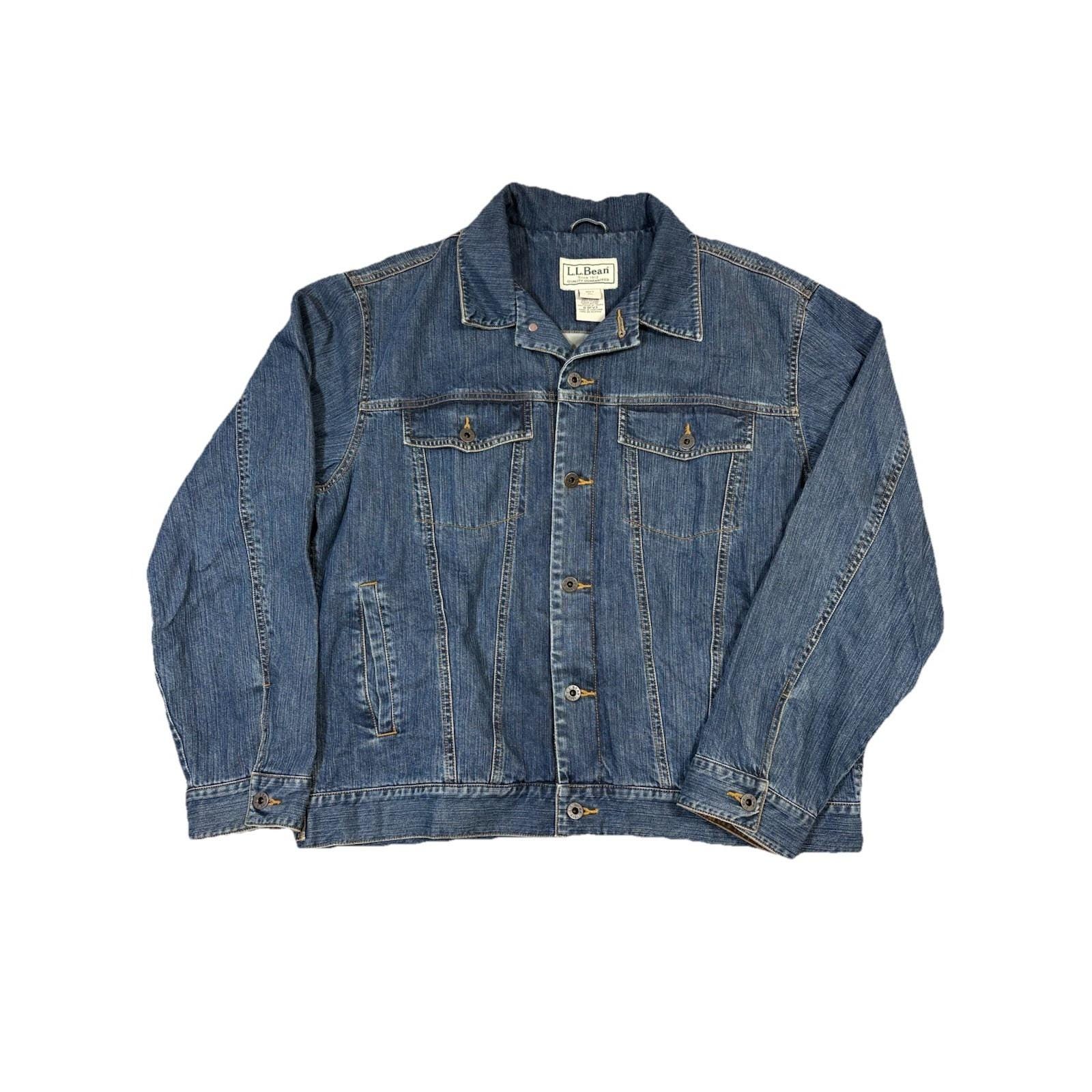 Vintage ll bean denim jacket - Etsy 日本