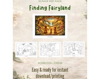 En busca del País de las Hadas; Descarga digital (paquete de 10 páginas)