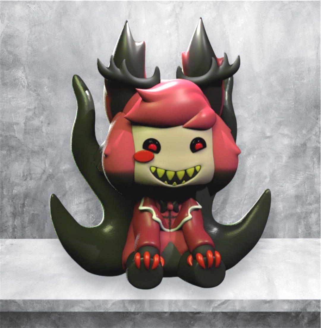 Hazbin Hotel - Set Chibi Figures - Cherri Bomb, Sir Pentious, Lucifer ...