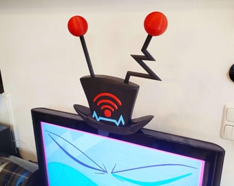 Vox TV-Hat - Hazbin Hotel | 3D Printer - Gamer Gift - Home Decor