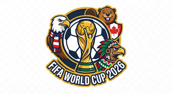 FIFA World Cup 2026 Trophy PNG | USA Canada Mexico Soccer Design | Football Fan Shirt | World Cup 2026 Digital Download
