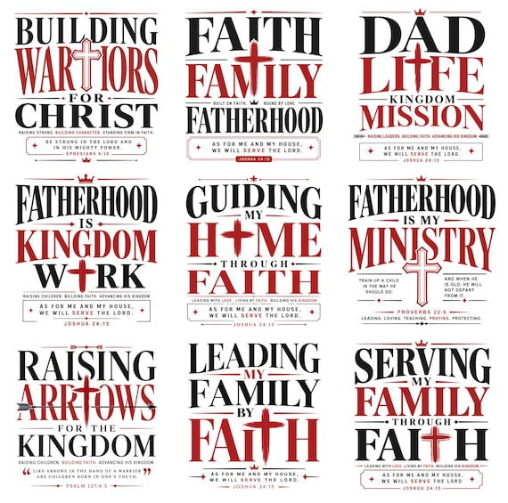 Christian Fatherhood PNG Bundle, Faith Based Dad Shirt PNG, Fathers Day Christian PNG, Vintage Christian Streetwear Design, Religious Png