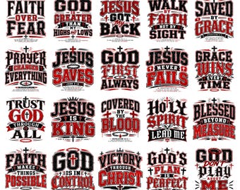 God Don’t Play About Me PNG Bundle, Christian Faith Quote Design, Religious Typography PNG, Gospel Shirt Graphic, Sublimation Print PNG