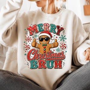 Snarky Christmas PNG Bundle 18 Designs, Funny Sarcastic Xmas Animals, Retro Holiday Humor PNG, Goose Raccoon Gingerbread Sublimation File image 5