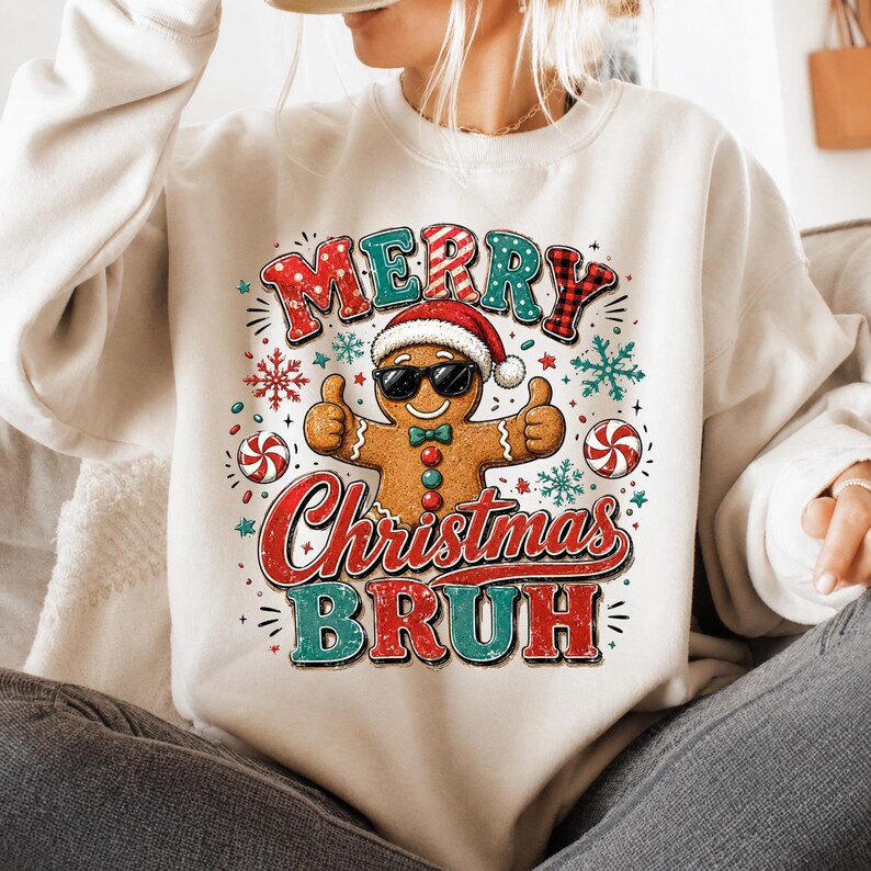 Snarky Christmas PNG Bundle 18 Designs, Funny Sarcastic Xmas Animals, Retro Holiday Humor PNG, Goose Raccoon Gingerbread Sublimation File image 5