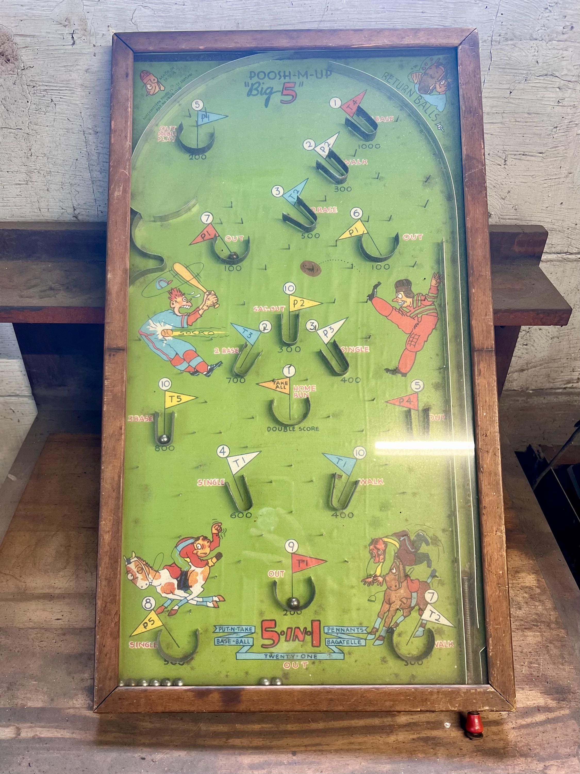Vintage Pinball Table Game - Etsy display picture 1
