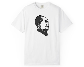 新品 希少 毛沢東 毛沢東主席 中国 レトロ ユニセックス Tシャツ 両面