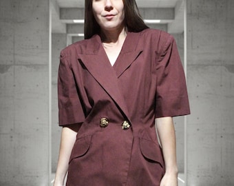 Blazer cruzado de los años 70 / traje italiano vintage