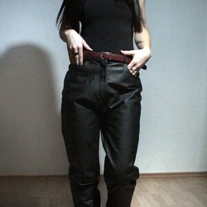 vintage leather pants plus size