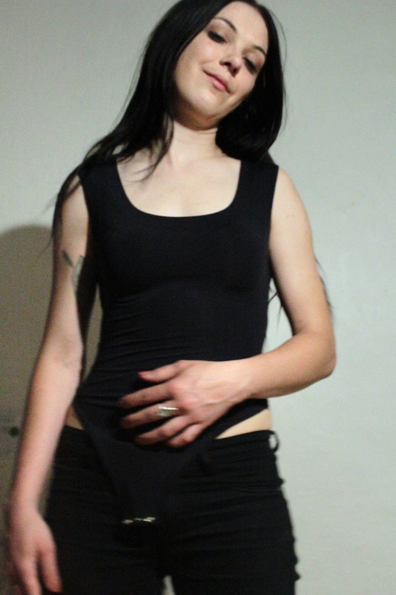La Perla Black Bodysuit / Y2K Minimalist Bodysuit ...