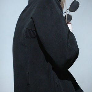 long black trench coat