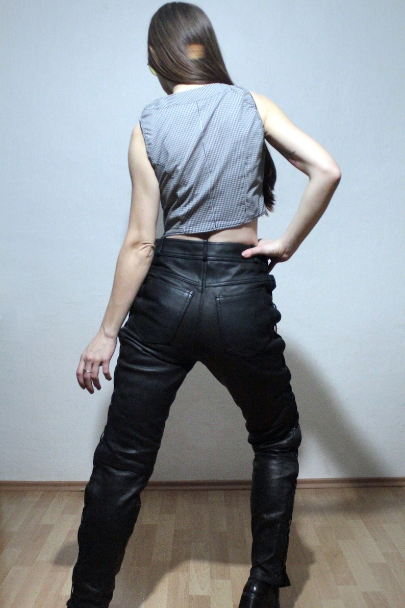 LACE-UP BIKER BRUSHED POLY
