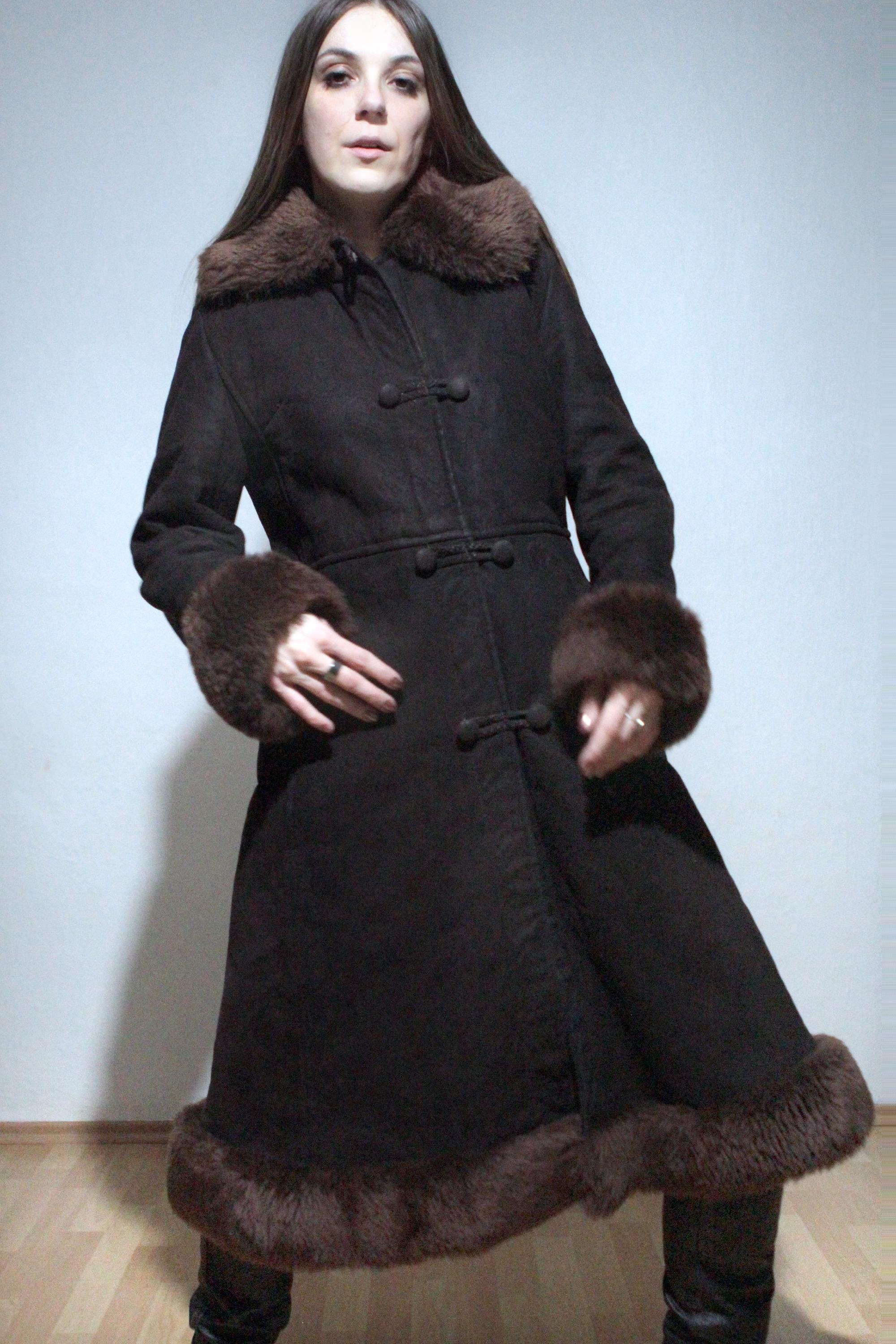 Shearling coat - Etsy 日本