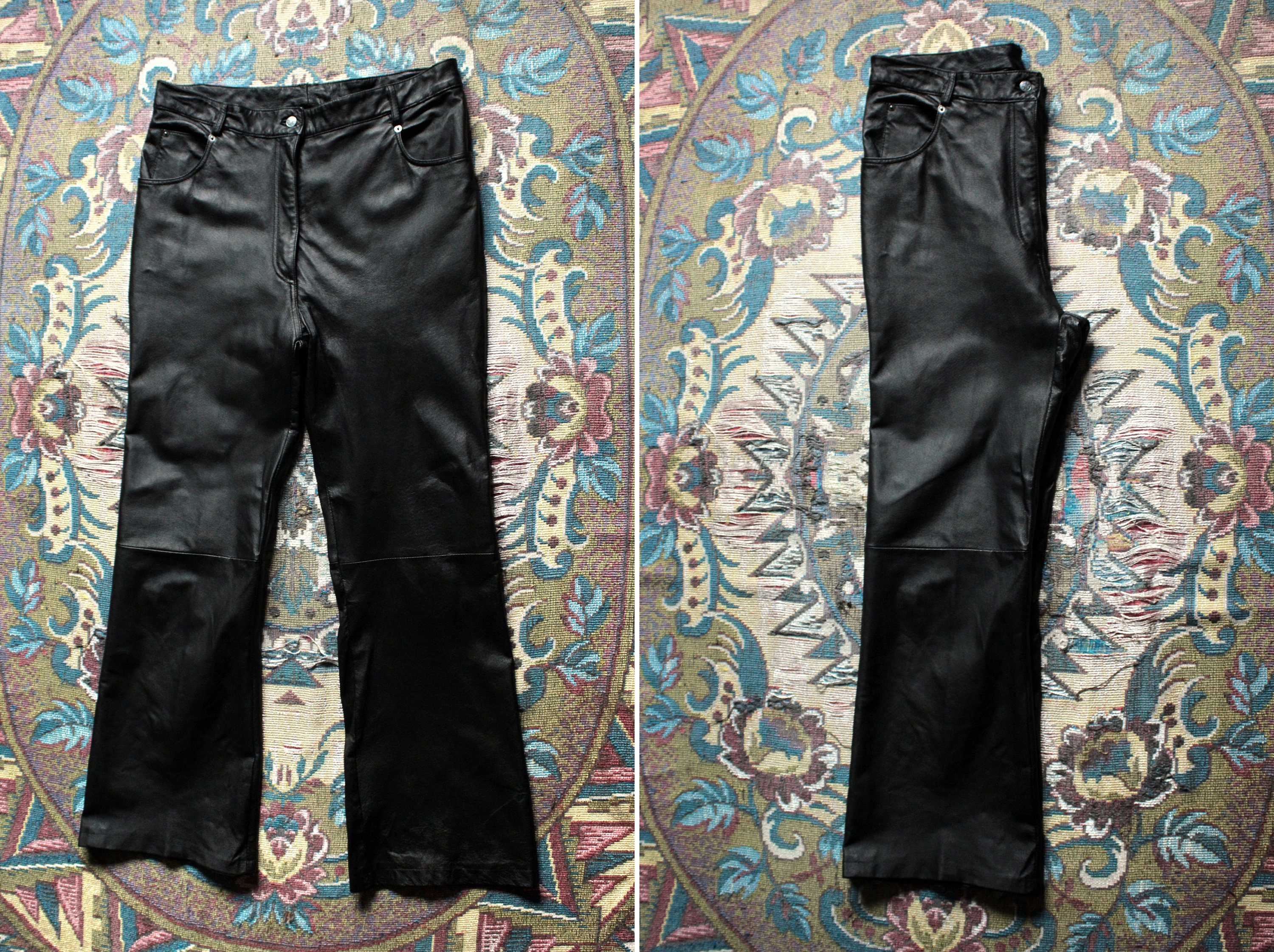 Baggy Leather Pants -  Canada