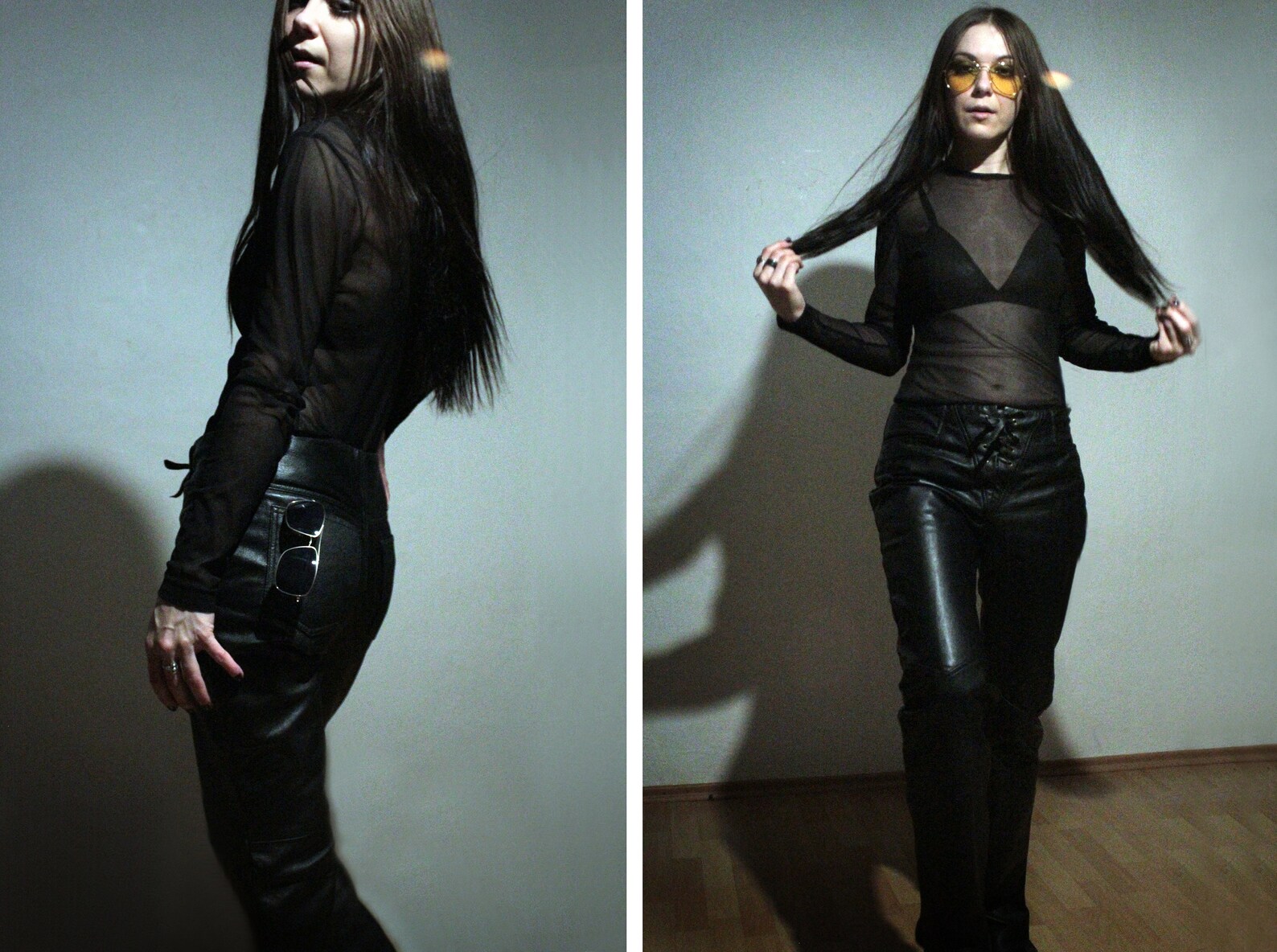 Lace up Fly Leather Pants / Black Leather Motorcycle Pants Etsy