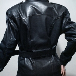 vintage leather motorcycle jacket with Kevlar lining womens riding gear