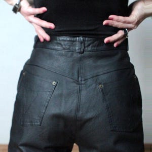 Womens leather pants high waisted