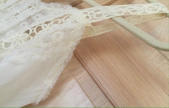 Lovely Off-White or Ivory Sheer Negligee from 194… - image 4