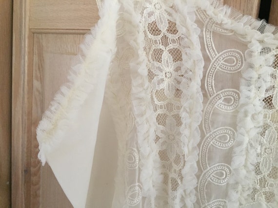 Lovely Off-White or Ivory Sheer Negligee from 194… - image 3