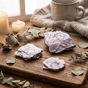 Piedra difusora de rodajas de mica natural para decoración de plantas de acuario Wabi Sabi
