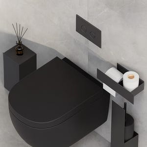 toilet paper holder
towel holder
toilet paper storage
toilet paper shelf
toilet paper hanger
paper towel holder
bathroom storage
bathroom cabinet
bathroom shelf
bathroom organizer
wall mounted shelf
powder coated steel
towel bar shelf