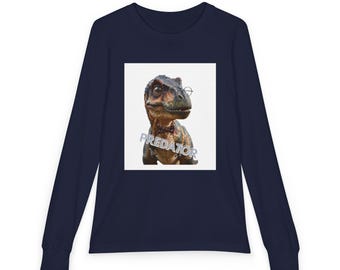 Tee - Predator Dinosaur Graphic Youth Long Sleeve Tee | T rex illustration