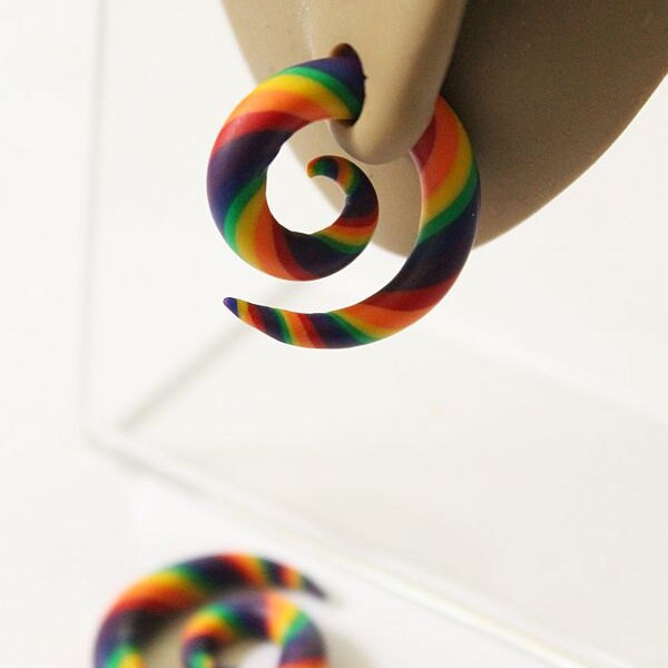 6g Rainbow Spiral Plugs