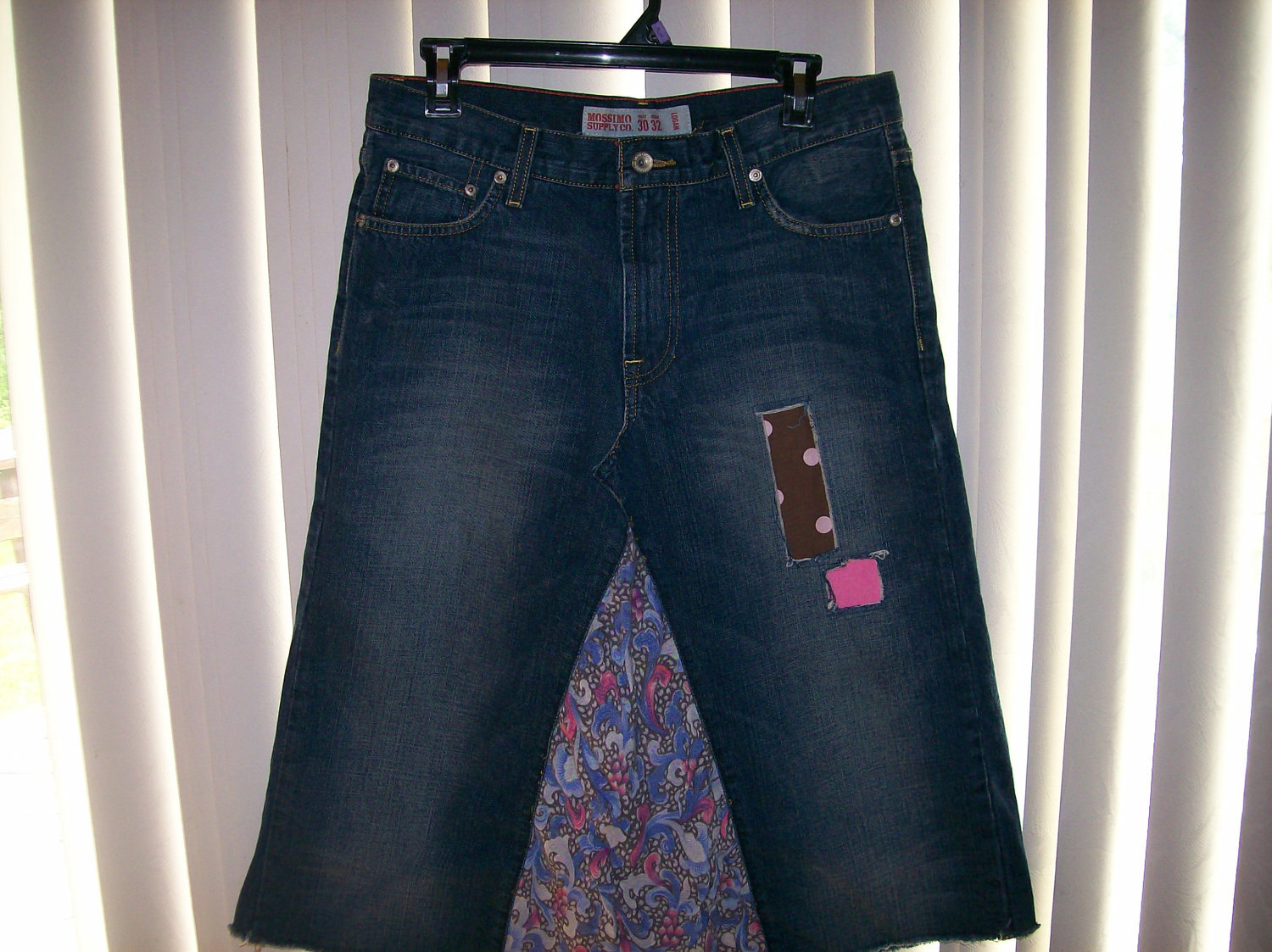 Denim Hippie Skirt - Etsy