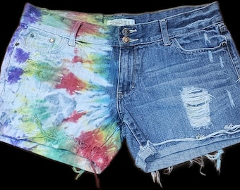 Ladies Size 11 Tie Dyed Jeans