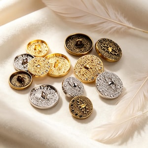 Schiaparelli set of 4 Brooch buttons Schiaparelli set of 4 Brooch buttons main image 3