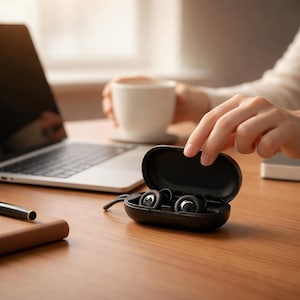 Tapones para los oídos Calm Day para entornos ruidosos: tapones de silicona reutilizables que aíslan el ruido para el trabajo, los viajes y la vida urbana. Uso diario mínimo.