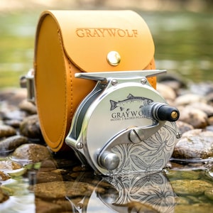 custom engraved fly reel Hatch 9 Plus -- Lance Boen / Into the Flats Limited Ed blue turquoise and hand Custom Reel Engraving - Cubalaya