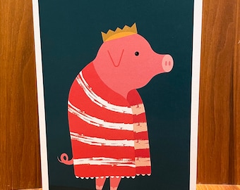Pigs in blankets - christmas card - A5