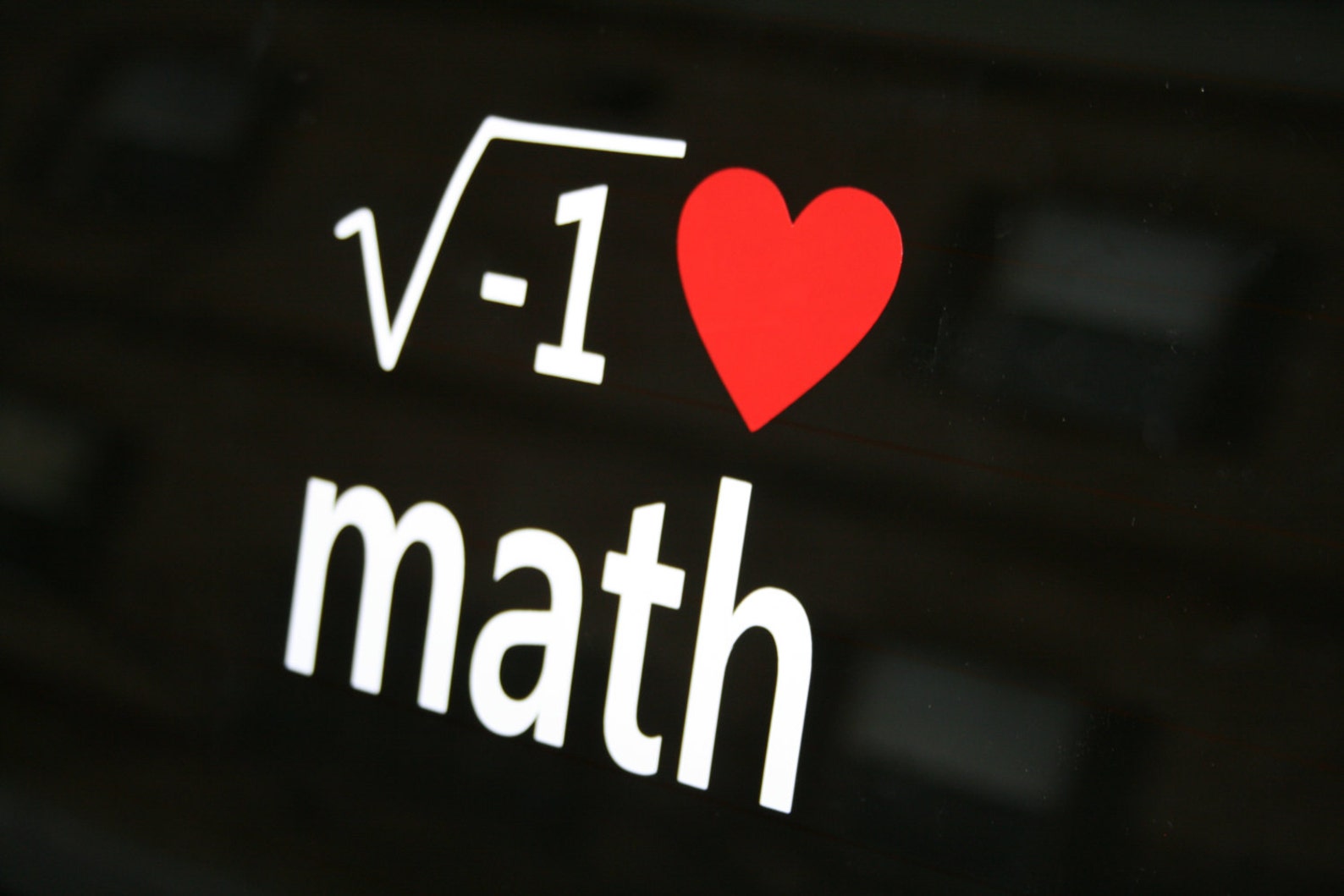 I Love Math Bumper Sticker / Window Decal | Etsy