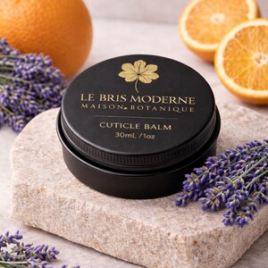 Bálsamo para cutículas de naranja y lavanda / Cuidado de uñas artesanal, 30 g