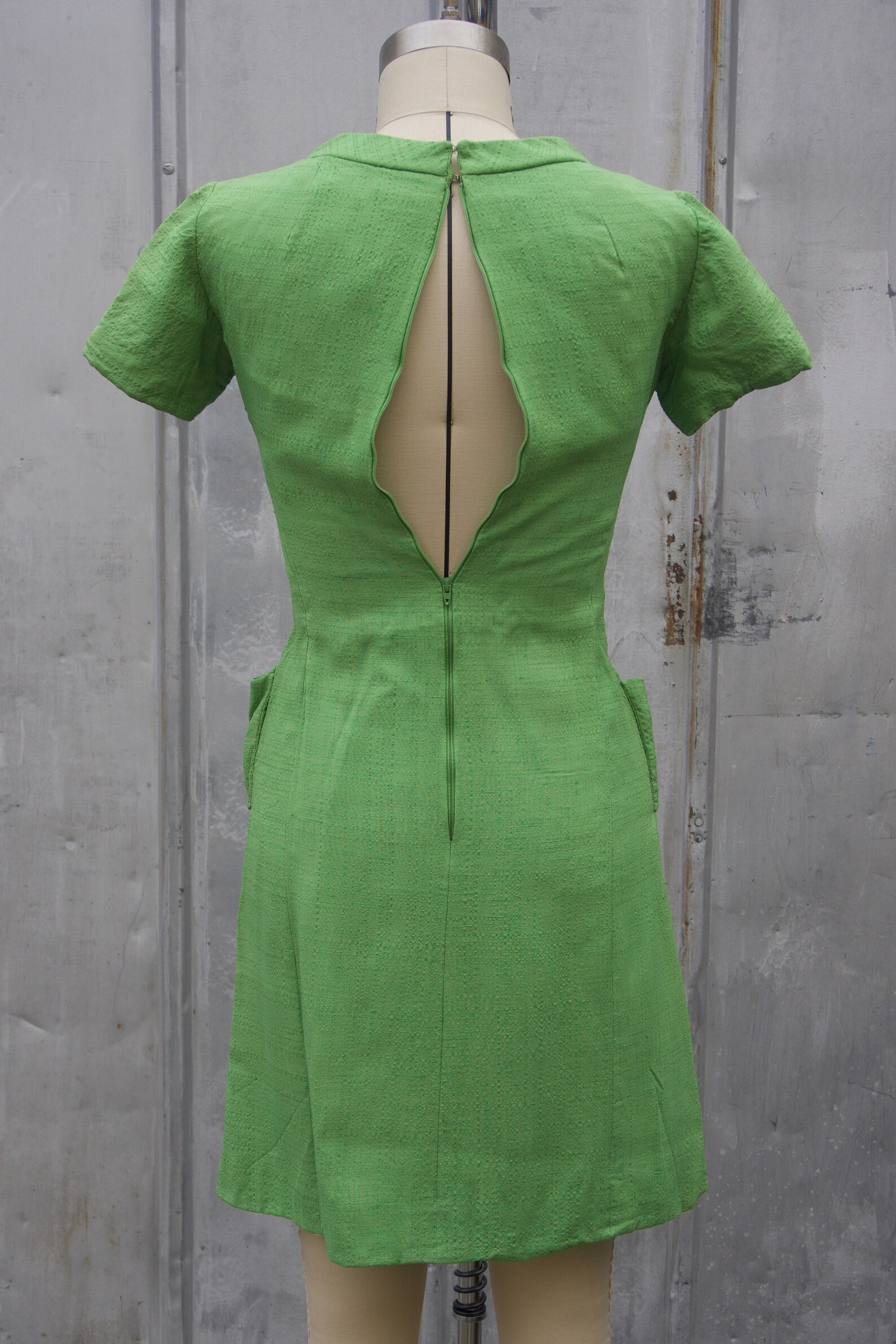 christian dior green dress