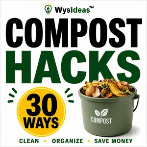 30 Ways to Use Compost | Household Hacks & DIY Uses | Printable PDF Guide