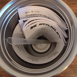 Vaso térmico Stanley Protour de 20 oz con diseño de hortensias brillantes de Rugrats, hecho a medida, nuevo con etiquetas. imagen 9