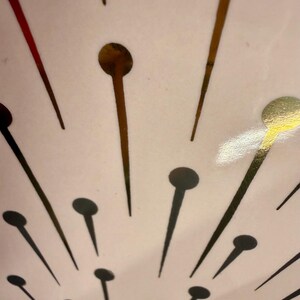 Anthropologie roze en gouden schaal - art deco afbeelding 7