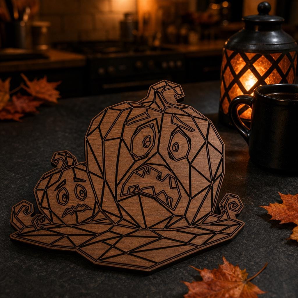 Sinister Pumpkin Nightmare SVG DXF Bundle, 4 CNC Laser Cut Files image 5