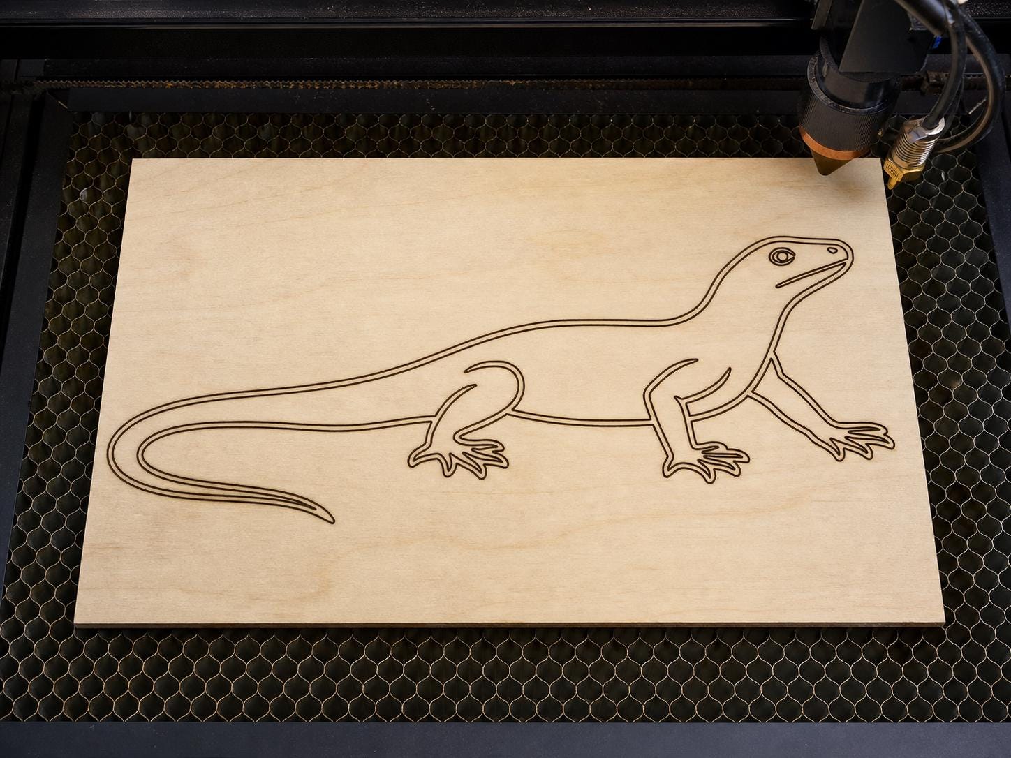 Lizard SVG DXF Bundle, CNC Router and Laser Cut Reptile Wood Sign Files image 2
