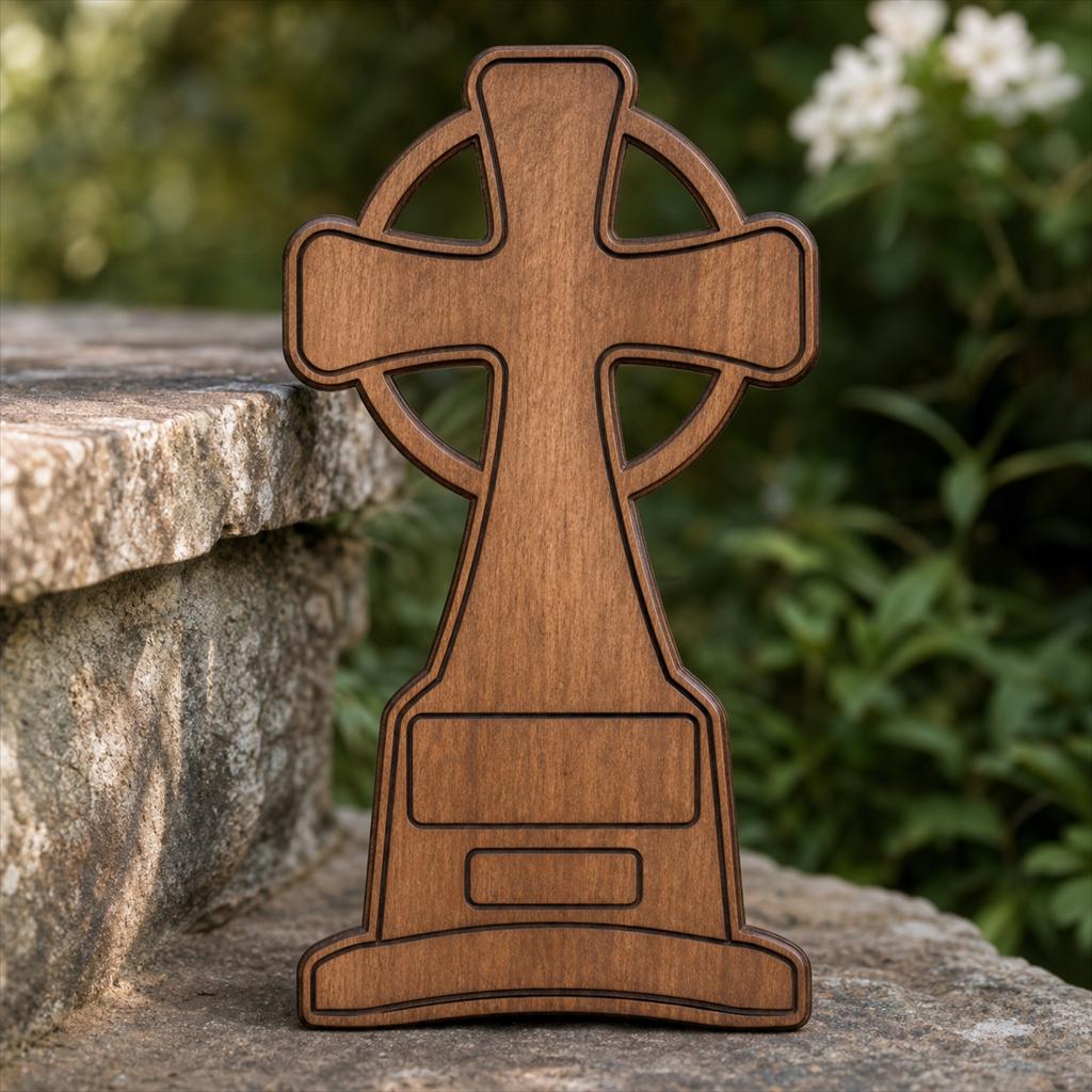 Memorial Cross DXF SVG Bundle, 4 CNC Cut Files, Laser Engraving, Router, Glowforge, Cricut, Digital Download