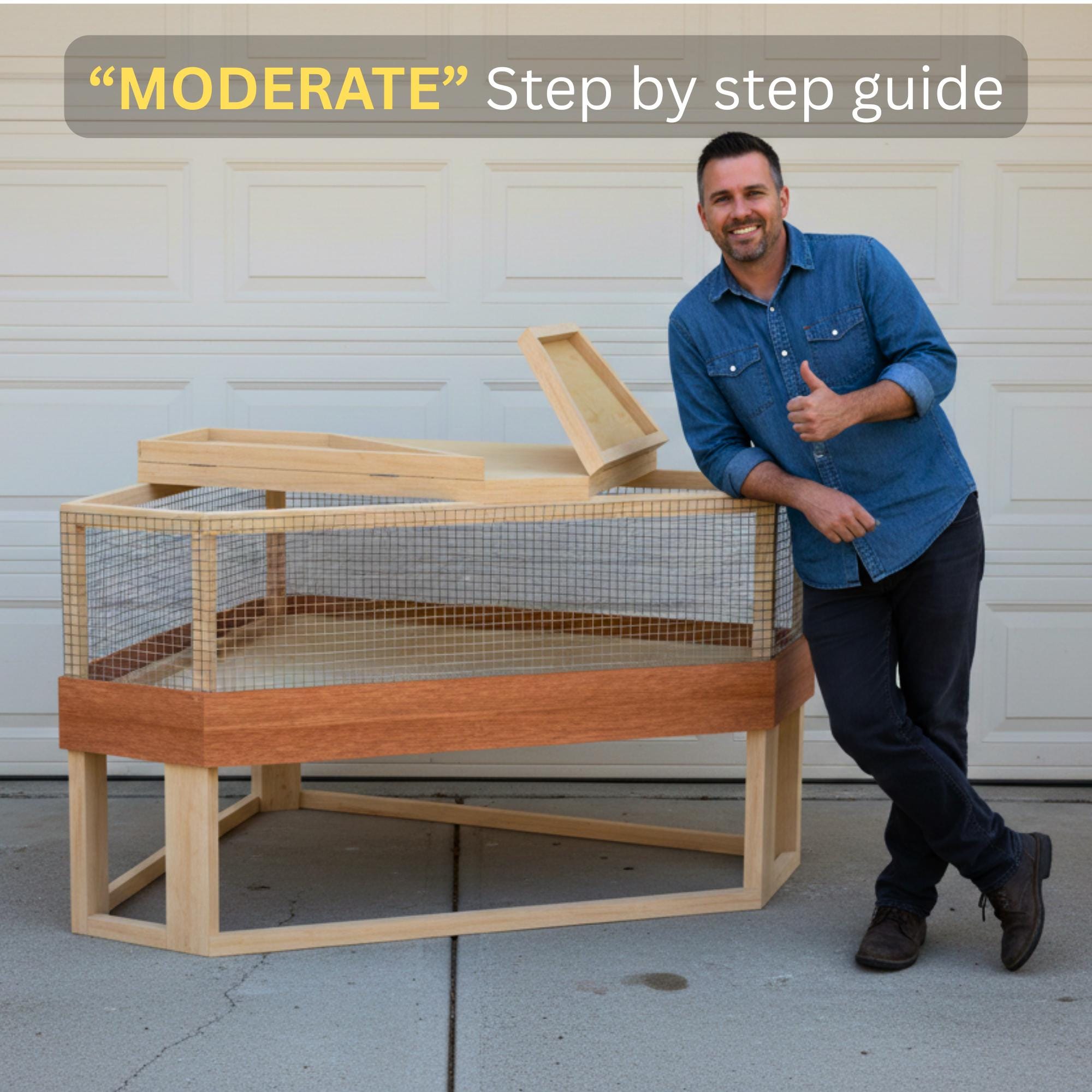 Corner Chicken Brooder Plans, Space-Saving Beginner Build, DIY PDF Digital Download image 3